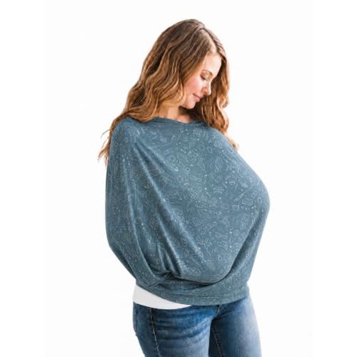 Copper Pearl Nursing Cover for Breastfeeding – Multi-Use Baby Car Seat Cover, Stroller Cover & Breast Feeding Cover Up for Women, Stretchy Breathable High Quality Cover for Boy or Girl, Hogwarts