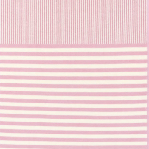 Sweet Pea Stripe Blush Mini Blanket