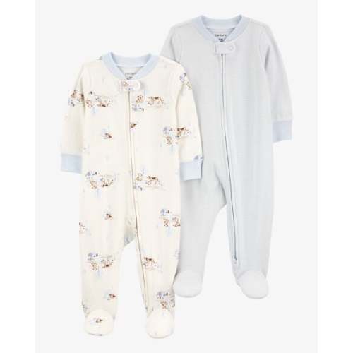 Baby 2-Pack 2-Way Zip Sleep & Play Pajamas - Carter's | Carter's