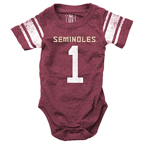 Wes and Willy Infant College Football Jersey One Piece Bodysuit