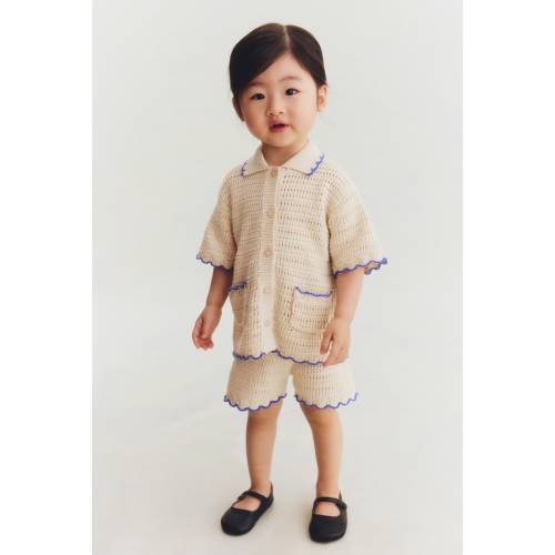 2-PIECE CROCHETED-STYLE SET