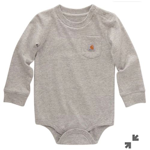 Kids' Long-Sleeve Pocket Bodysuit | Carhartt