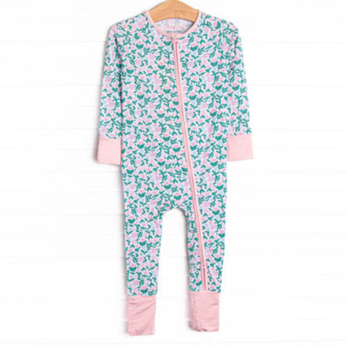 Patio Petals Bamboo Zippy Pajama, Green – Stitchy Fish