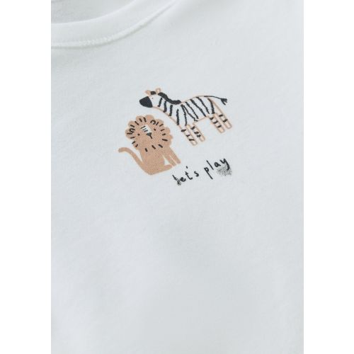 5 Pack Baby Beige Zebra Bodysuits