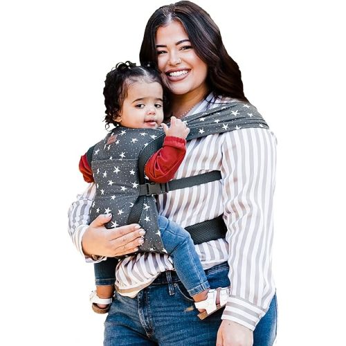 JJ Cole Luma Packable Carrier – 4 -Position Baby Carrier - Compact Travel Bag