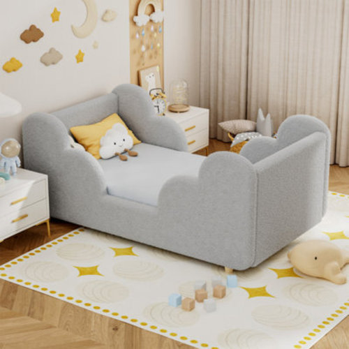 Harriet Bee Toddler Cloud Bed (2-7y) - Removable Guardrail Bed & Reviews | Wayfair