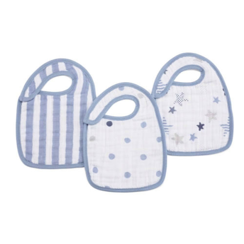 Rock Star Classic Snap Bib 3pk | aden + anais