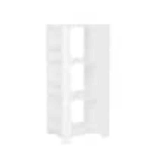 RiverRidge Home 17.38 in. Wide Painted Finish Kids Bookshelf and Toy Organizer Tower 3-Cubbies, 6-Bookracks with Optional 2-Piece Bins 02-161
