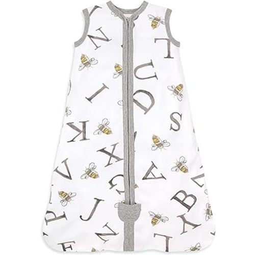 Burt's Bees Baby Beekeeper Infant Wearable Blanket, 100% Organic Cotton Unisex, Girl, Boy Swaddle Transition Sack - Light Weight 0.5 TOG or Medium Weight 1.5 TOG - Newborn Essentials Sleep Clothes