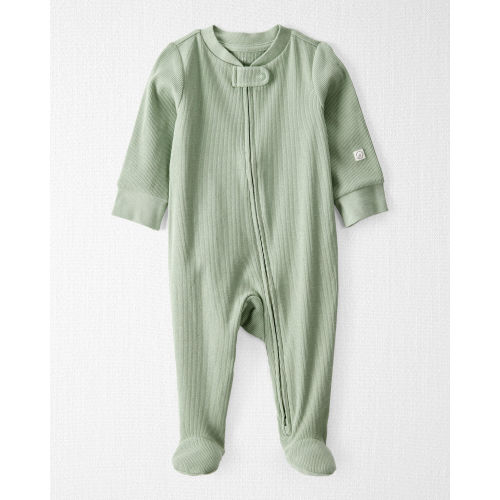 Baby Organic Cotton Rib Sleep & Play Pajamas