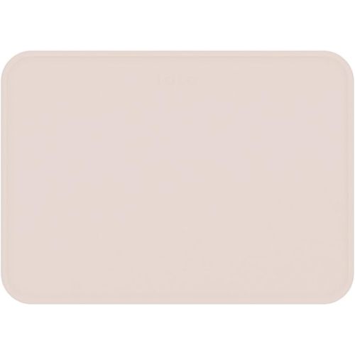 Lalo Silicone Placemat for Toddlers & Babies - Non-Slip Kids Placemat for Restaurants & Dining Tables - Non-Toxic & BPA Free Safe - for Ages of 4 Months and Up - Grapefruit