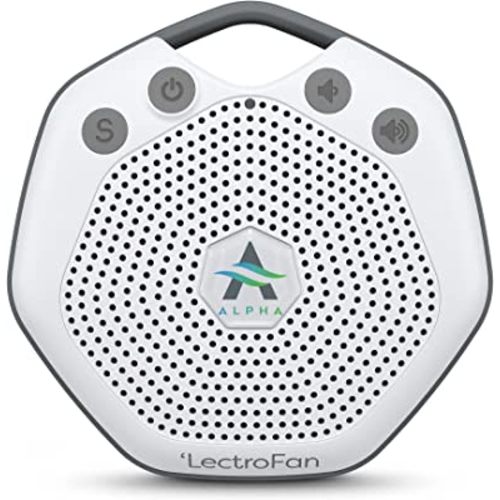 Adaptive Sound Technologies LectroFan Alpha Portable Sleep Sound Machine - Rechargeable White Noise Machine for Crib, Stroller, Car Seat & More - 7 Non-Looping Sounds - for Travel, Bedroom, Nursery