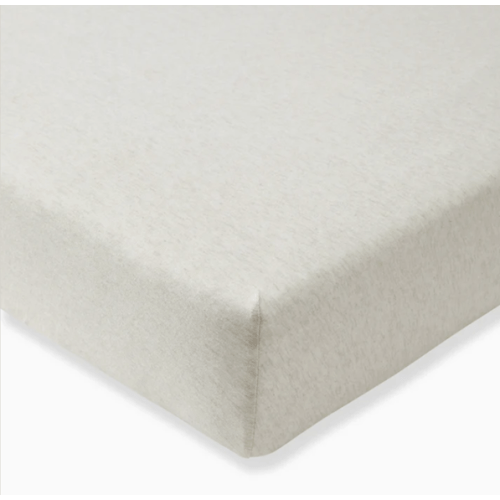 Solid Organic Cotton BEESNUG® Fitted Crib Sheet - Oatmeal