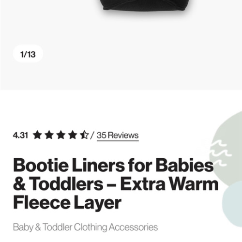 Bootie Liners for Babies & Toddlers – Extra Warmth for Cold Weather