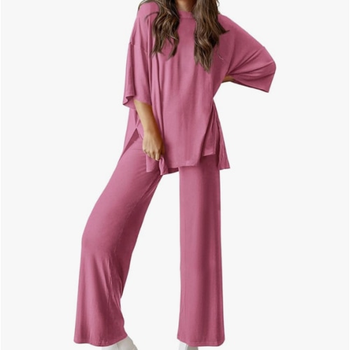 PRETTYGARDEN Two Piece Sets For Women Summer Fashion Lounge Matching Set 2025 Travel Vacation Airport Outfits Clothing