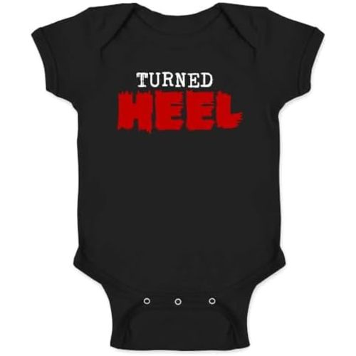Pop Threads Turned Heel Pro Wrestling Funny Character Infant Baby Boy Girl Bodysuit