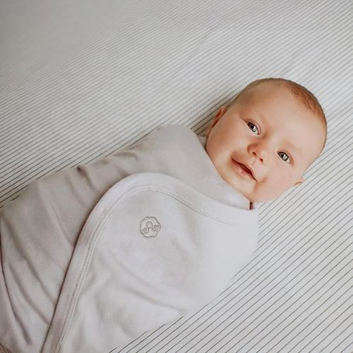 Woolino Baby Swaddle Blanket, 100% Merino Wool Receiving Blanket for Boys & Girls, Swaddles for Newborns 0-3 Months, Beige