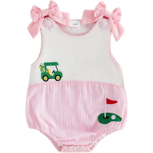 Christmas Baby Clothes Santa Sleeveless Bubble Romper Overalls