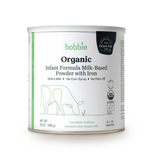 Bobbie Baby Organic Powder Infant Formula, Size: 24oz