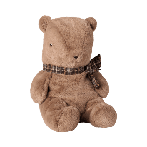 Teddy bear plush, Large - Dark mushroom