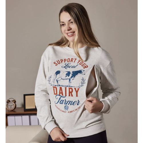 Support Your Local Farmer Breastfeeding Sweatshirt – Giftifymama