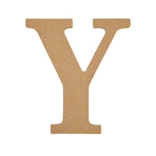 Plaid Unfinished Wood MDF 5" Letter for DIY Arts and Crafts, Y