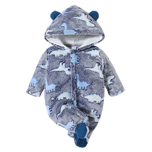 Tiijoy Boys Jumpsuit Comfortable One-Piece Footies Baby Onesies, Sizes 3-6M