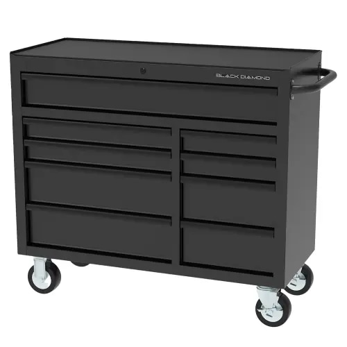 Black Diamond 9 Drawer Cabinet - 42"