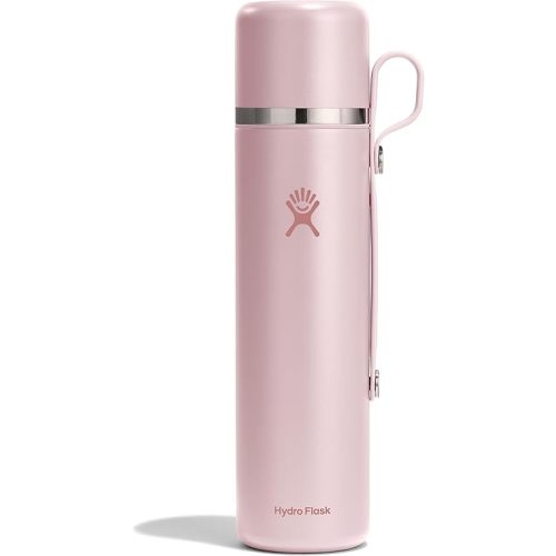 Hydro Flask Hot Flask & Cup – Insulated Stainless Steel, Hot Drink Travel Container for Coffee & Tea 36 Oz Trillium Pink