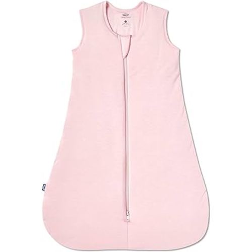 HALO Sleepsack Supersoft Wearable Blanket, Viscose Made from Bamboo, Sleeping Bag for Babies, 1.5 TOG, 6 – 12 Months, Medium, Dusty Pink