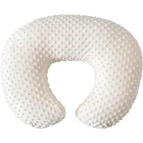 ESEN Nursing Pillow and Body Positioner for Breast Feeding and Bottle Feeding, Ultra Soft Baby Breastfeeding Pillows with Removable Nursing Pillow Cover for More Support for Mom and Baby (Beige)