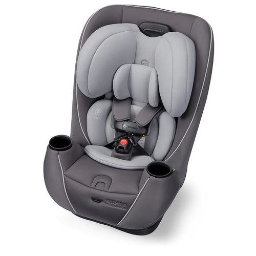 Maxi-Cosi Pria Max All-in-One Convertible Car Seat, Rear Facing Car Seat (4-40 lbs), Forward Facing Car Seat (22-65 lbs), High Back Booster Seat (40-100 lbs), Pure COSI, Essential Graphite