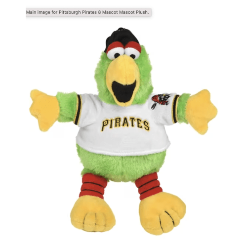 Pittsburgh Pirates 8 Mascot Mascot Plush