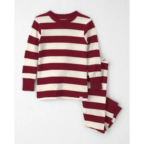 Baby 2-Piece Organic Cotton Ribbed Pajamas in Stripes - Little Planet | Carter's