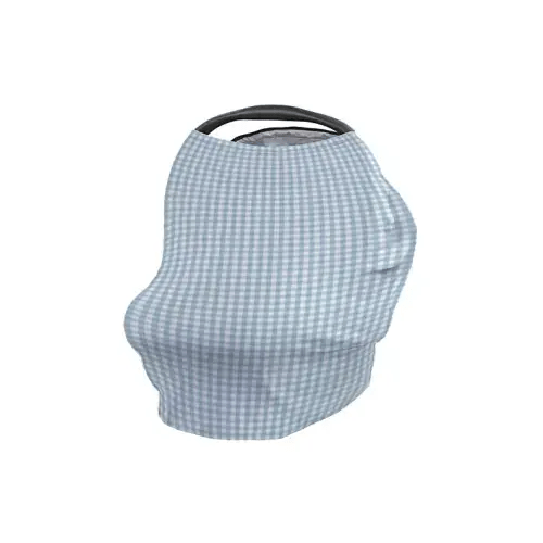 Blue Gingham Carseat Cover