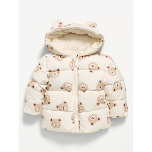 Water-Resistant Critter Puffer Jacket for Baby
