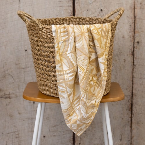 Beige Pasifika Muslin Swaddle Wrap