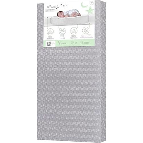 Dream On Me 2 in 1 Little Lullaby Crib and Toddler Mattress