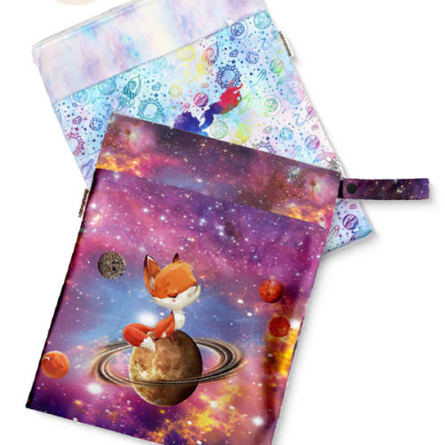 Mama Koala Wet Dry Bags(2 Pack)-Space Travel