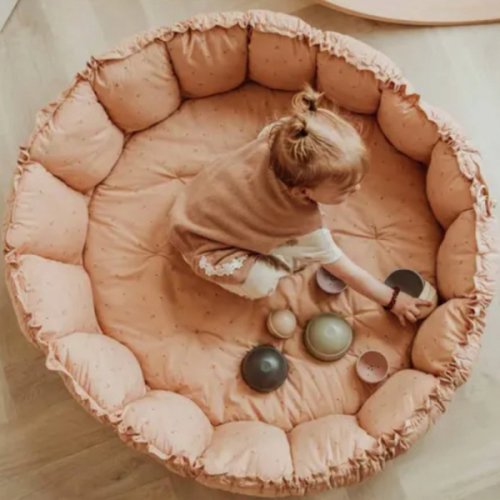 Bloom playmat in floral organic cotton