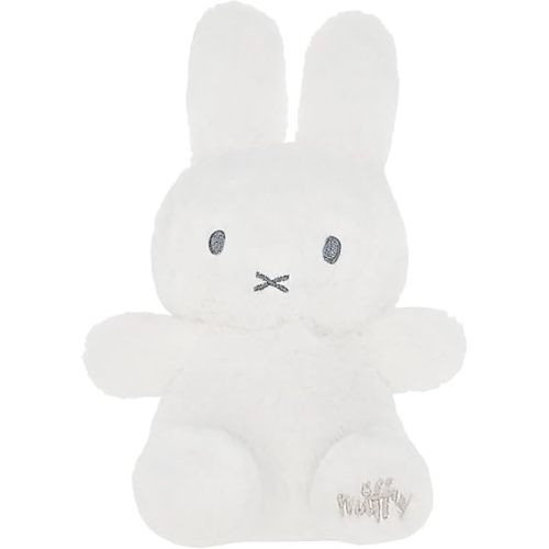 Kids Preferred Miffy Baby 5" Rattle - Super Soft Plush Toy, Full Body Rattle Design, Embroidered Details, Miffy Logo on paw pad, Ages 0 Months and Up