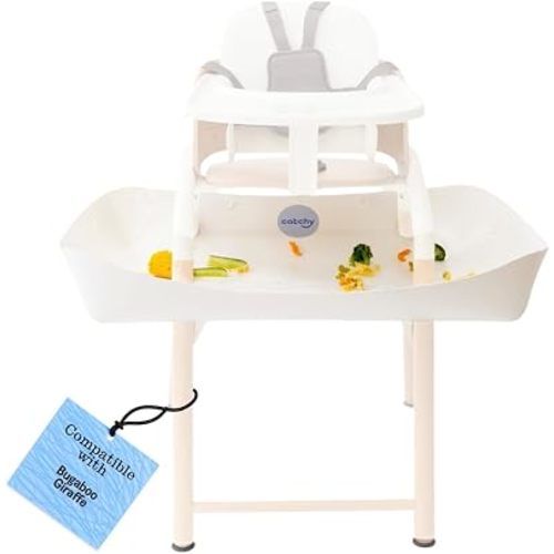 CATCHY - Food Catcher - Compatible with Bugaboo Giraffe + 11 Other High Chairs - Highchair Sold Separately - Baby Food & Mess Catcher - Under High Chair Accessory