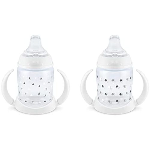NUK Learner Cup, 6+ Months, Timeless Collection, Amazon Exclusive, 5 Oz, Pack of 2