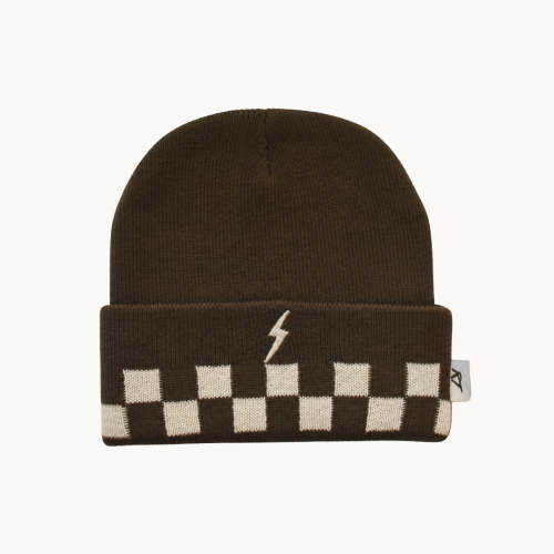 TINY THUNDER - CHOCO - TODDLER BEANIE – Rad Tod