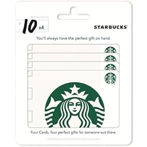 Starbucks $10 Gift Cards (4-Pack)