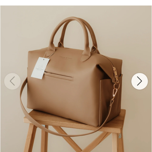 Ocean & Cove Vegan Leather Midi Baby Nappy Changing Bag