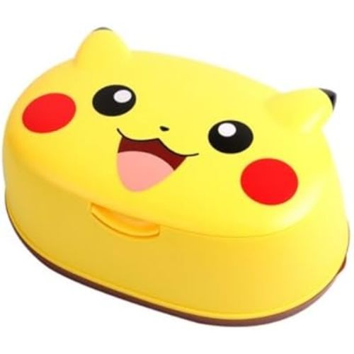 Cute Pikachu Wipes Dispenser, Wipes Container, Wipes Case, Wipe Holder