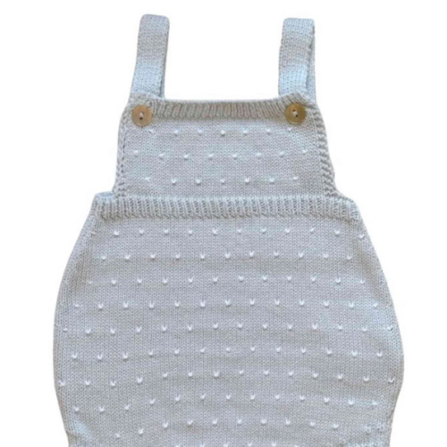 Dot Sunsuit - Light Blue | Posh Tots Children's Boutique