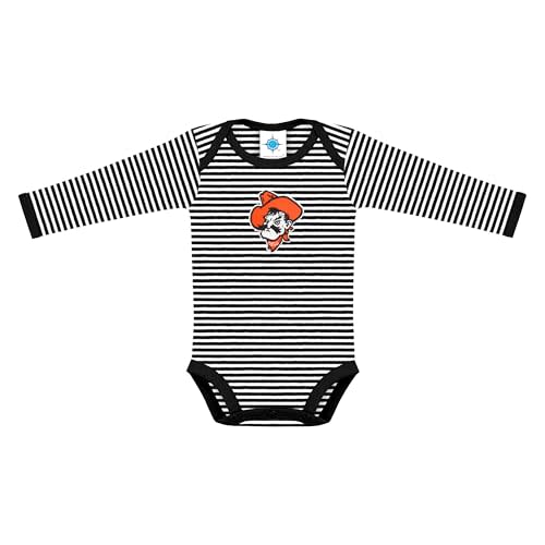 College Baby NCAA Infant Striped Long Sleeve Bodysuit - Unisex (0-12 Mos)