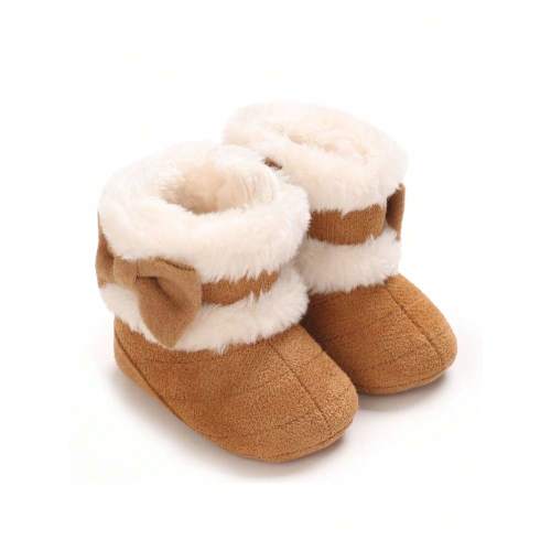 Winter New Infant Shoes 0-1 Years Old Toddler Soft Sole Snow Boots | SHEIN USA